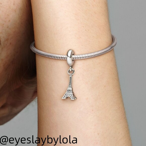 Pandora Paris Eiffel Tower Dangle Charm - Picture 2 of 5